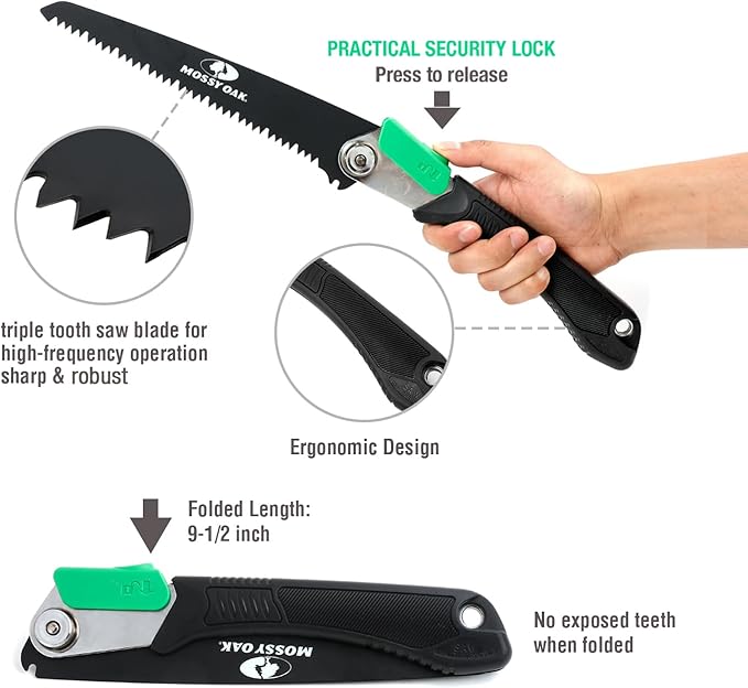 Mossy Oak Folding Hand Saw