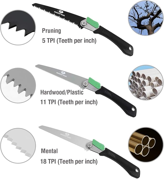 Mossy Oak Folding Hand Saw