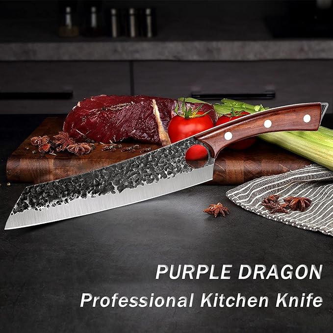 Purple Dragon Butcher Knife