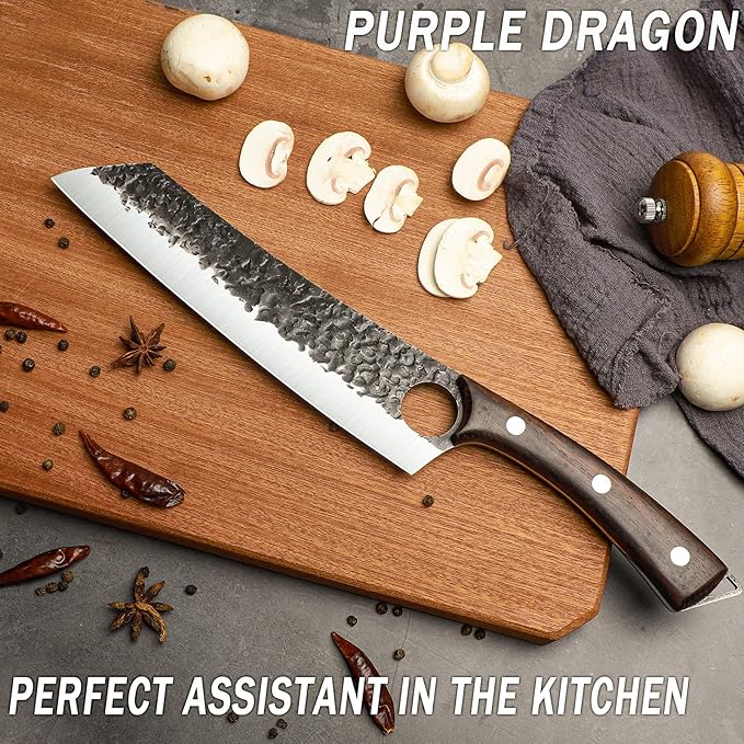 Purple Dragon Butcher Knife